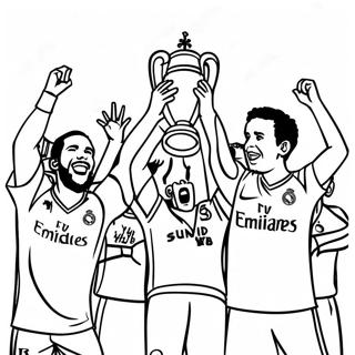 Real Madrid Páginas para Colorear