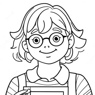 Junie B. Jones Páginas para Colorear