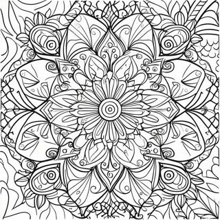 Caleidoscopio Páginas para Colorear