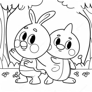 Página para Colorear Backyardigans | Página para colorear de Los Backyardigans