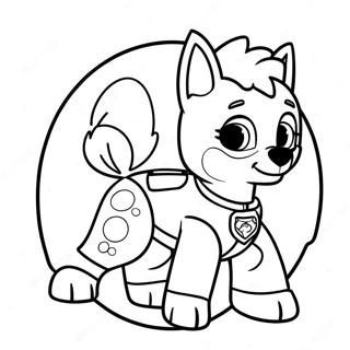 Libertad Patrulla Canina Páginas para Colorear