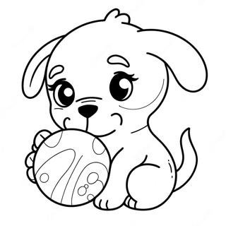 Perro lindo realista Páginas para Colorear