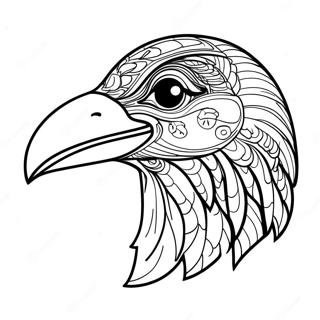 Página para colorear de cuervos | Página para colorear de Cuervos
