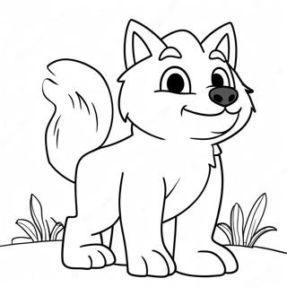 Página para Colorear de Wolfoo | Página para colorear de Wolfoo
