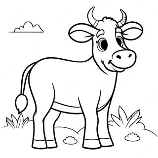 Página para colorear de Ferdinand | Página para colorear de Fernando