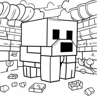 Página para Colorear de Minecraft | Página para colorear de Minecraft