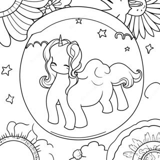 Página para colorear celestial | Página para colorear de Celestial