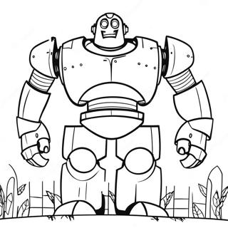 Gigante de Hierro Páginas para Colorear
