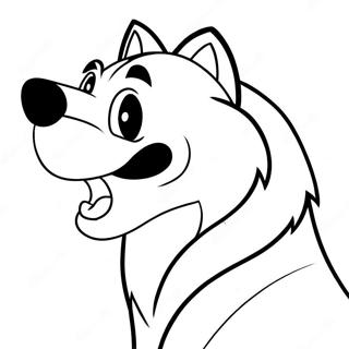 Balto Páginas para Colorear