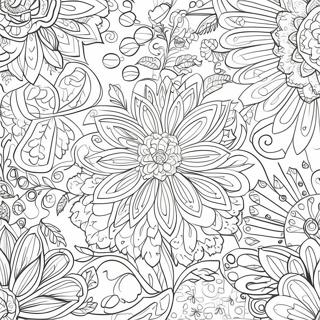 Flor Dura Páginas para Colorear