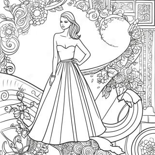 Página para Colorear de Moda | Página para colorear de Moda