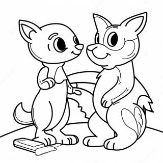 Página para colorear de vectores para niños | Página para colorear de Vector