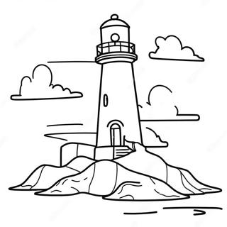 Faro Páginas para Colorear