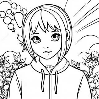 Página para colorear emo | Página para colorear de Emo