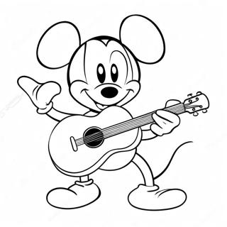 Mickey y Minnie Páginas para Colorear