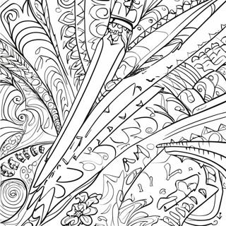 Página para Colorear de Flecha | Página para colorear de Flecha
