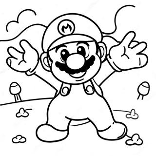 Super Mario Odyssey Páginas para Colorear