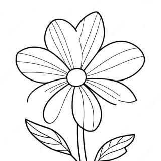 Página para Colorear Flor Violeta | Página para colorear de Violeta
