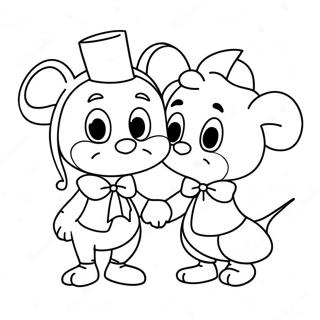 Valentines de Disney Páginas para Colorear