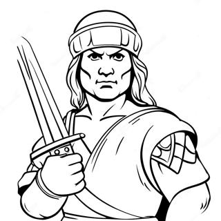 TMNT Páginas para Colorear