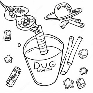 Página para Colorear de Conciencia sobre Drogas | Página para colorear de Droga