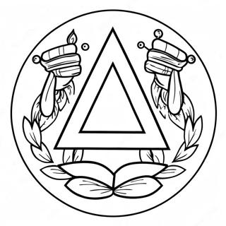 Página para Colorear del Logo de YMCA | Página para colorear de YMCA