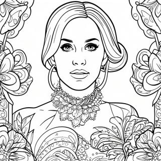 Carrie Underwood Páginas para Colorear