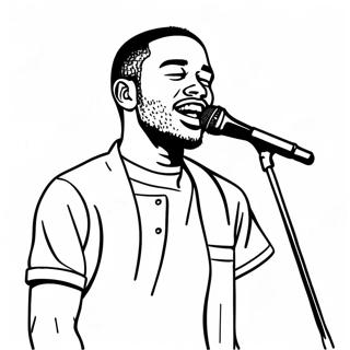 Frank Ocean Páginas para Colorear