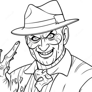 Freddy Krueger Páginas para Colorear