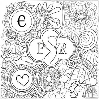 Página para colorear de logotipos | Página para colorear de Logos