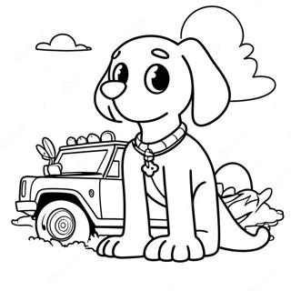 Página para Colorear de Max Aventurero | Página para colorear de Max