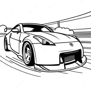 350z Páginas para Colorear