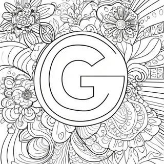 Página para Colorear del Logo de Google | Página para colorear de Google