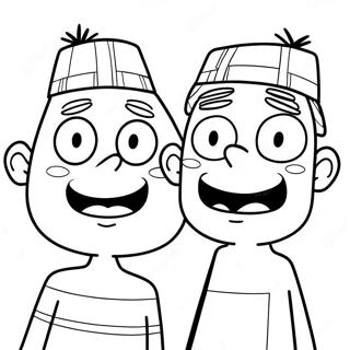 Ed Edd y Eddy Páginas para Colorear