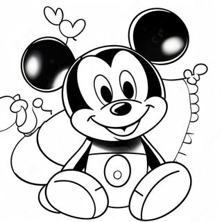 Disney Feliz Cumpleaños Páginas para Colorear