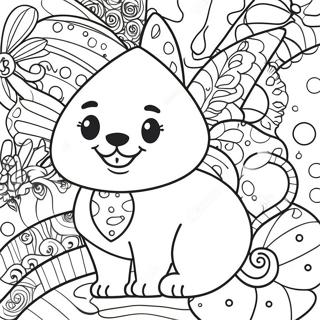 Página para Colorear de Britto | Página para colorear de Britto