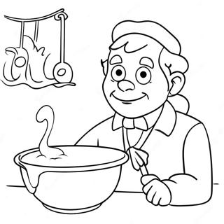 Bartholomew y el Oobleck Páginas para Colorear