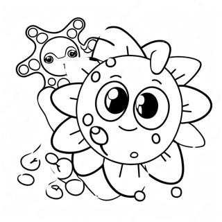 Virus Páginas para Colorear