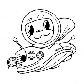 Página para colorear de Flippy para niños | Página para colorear de Flippy