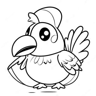 Página para Colorear de Farfetch'd | Página para colorear de Farfetch'd