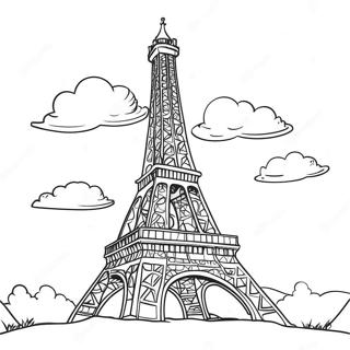 Página para Colorear de la Torre | Página para colorear de Torre
