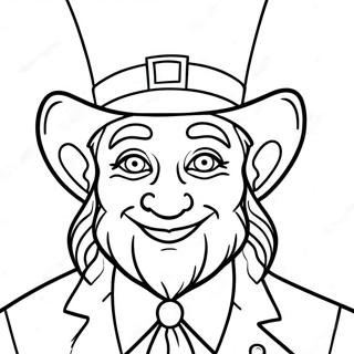 Leprechaun Espeluznante Páginas para Colorear