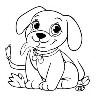 Página para colorear de Izzy | Página para colorear de Izzy