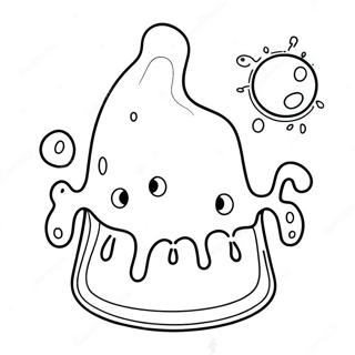 Slime Páginas para Colorear