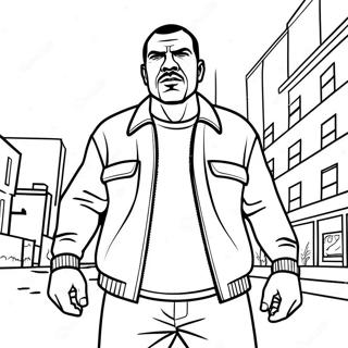 GTA Páginas para Colorear