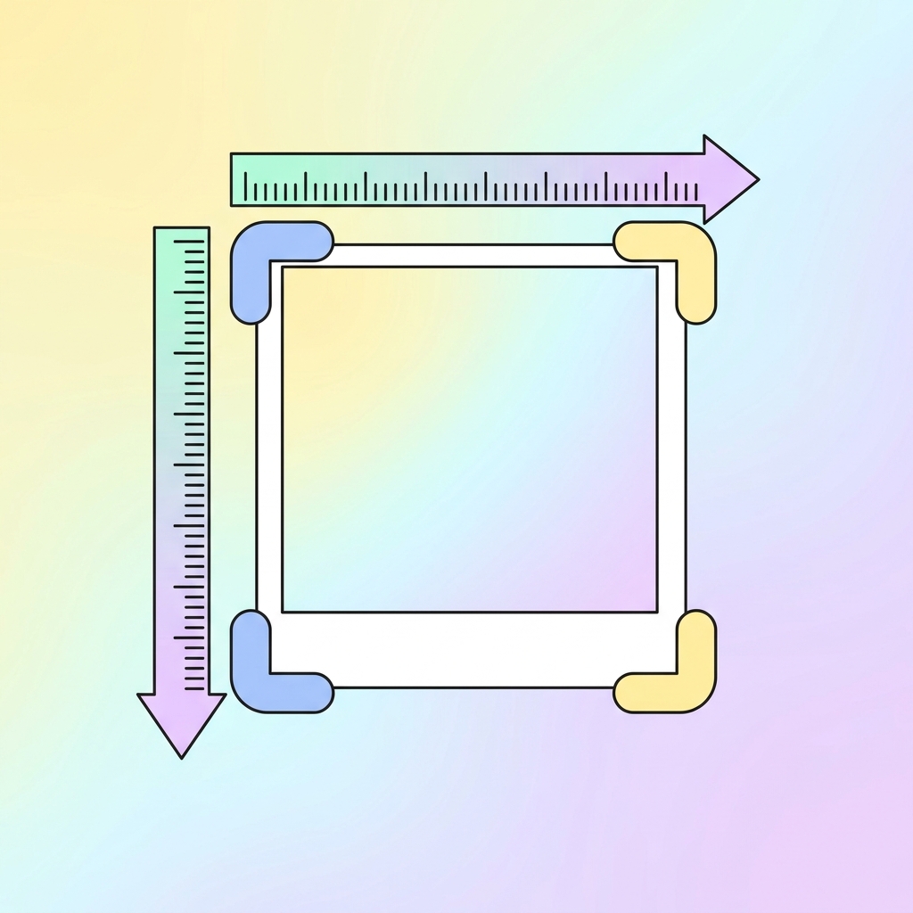 Redimensionar y recortar ilustración de herramientas